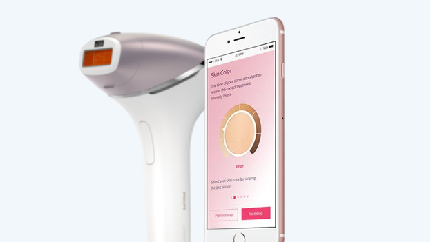 Connecter le smartphone à l'appareil IPL