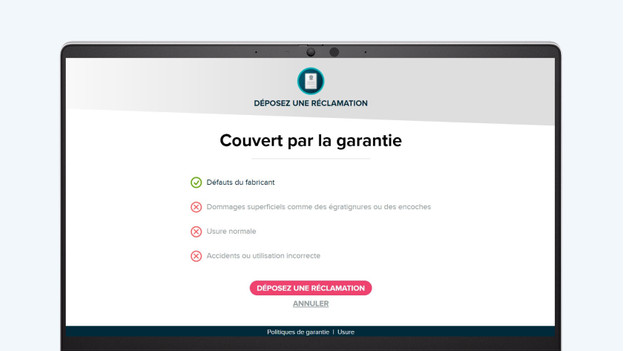 Demande d'intervention garantie de Fitbit