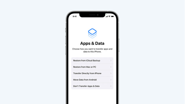 iPhone apps and data