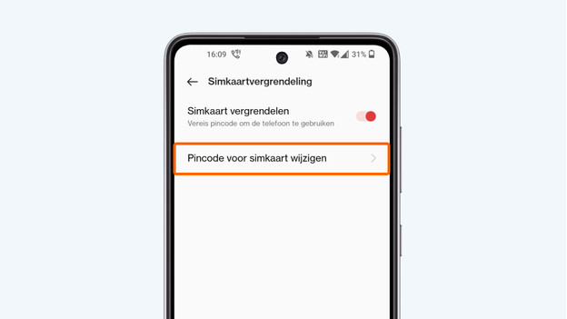 Pincode wijzigen