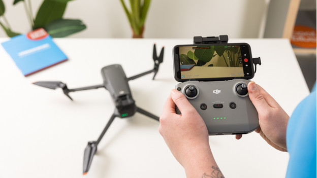 DJI drone controller verbinden