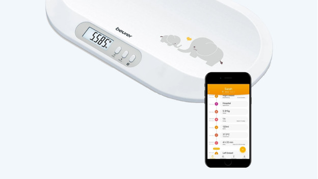 Baby scale with app