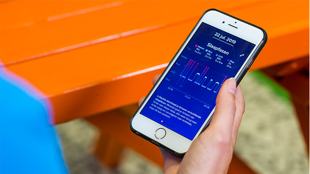 Fitbit app meet je slaap