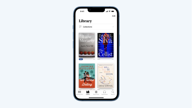 Bibliothèque sur iPhone