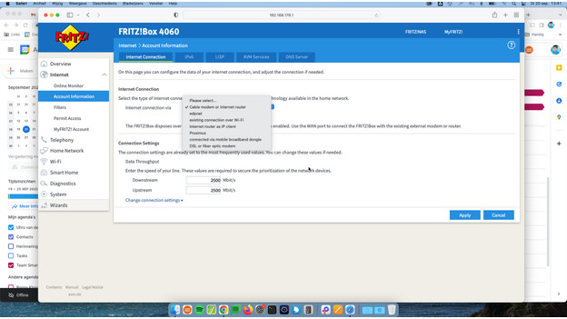 Set up your router