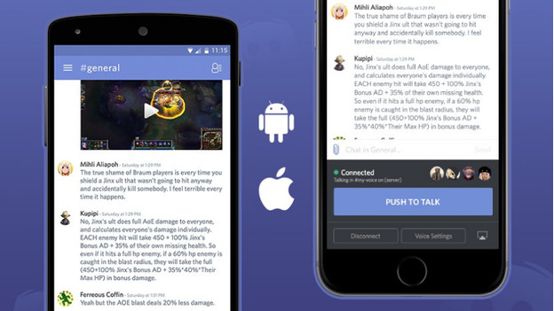 Discord sur smartphone