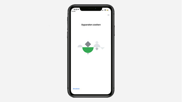 Apparaten zoeken in Google Home