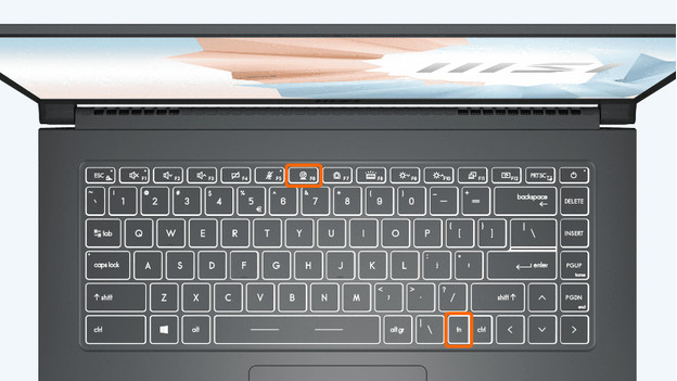 Raccourci sur PC portable