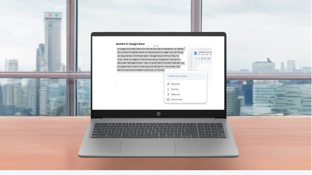 Chromebook met Google Docs
