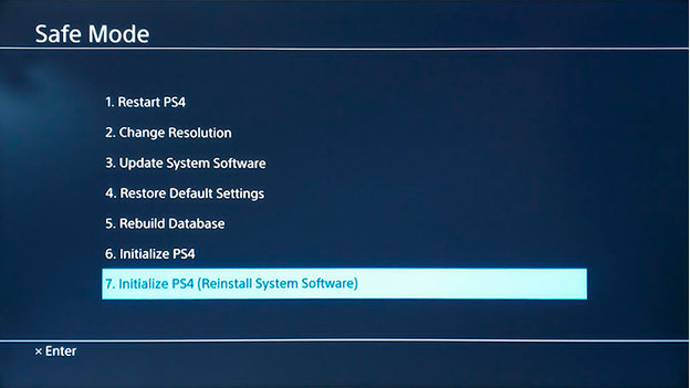 PS4 Mode sans échec