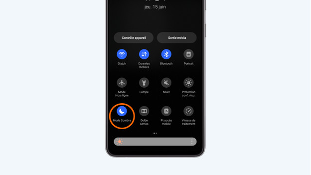 Mode sombre Android