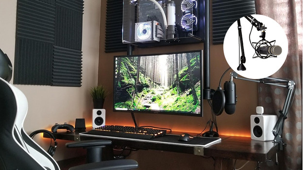 Streamer avec un microphone