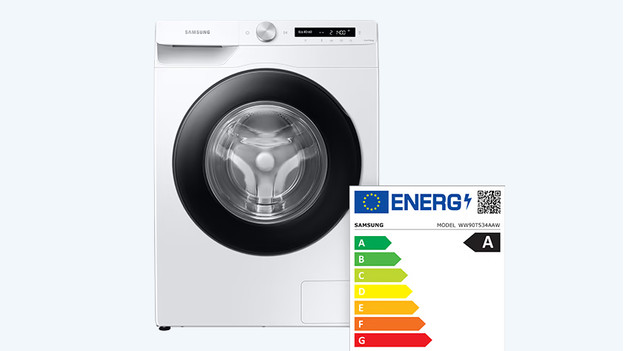 Samsung washing machine energy label