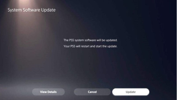 PS5 firmware update