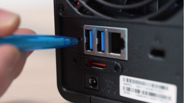 Hard reset van een Synology NAS