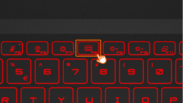 Keyboard keys light hot sale