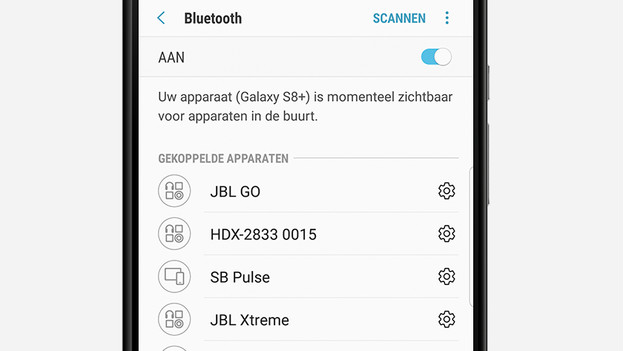 Bluetooth aanzetten