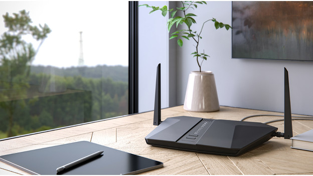 Router aanzetten