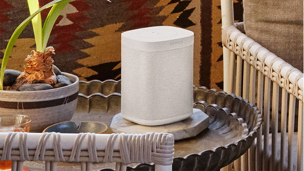 Enceinte Sonos sur une table