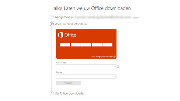 Activate Microsoft Office via the Microsoft website.