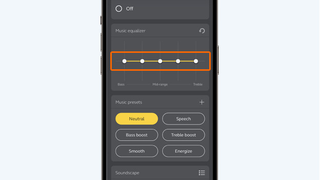 Adjusting the sound Jabra