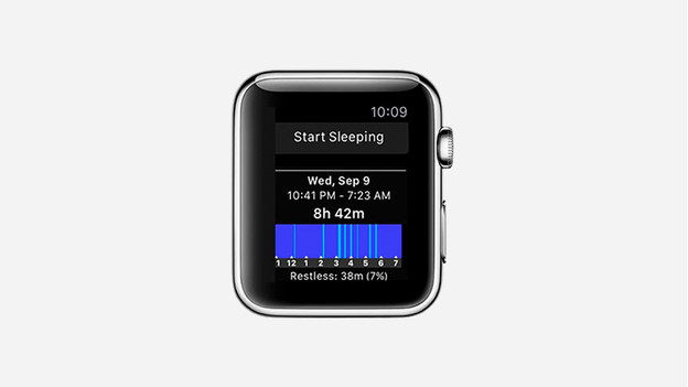 Measuring sleep with Apple Watch