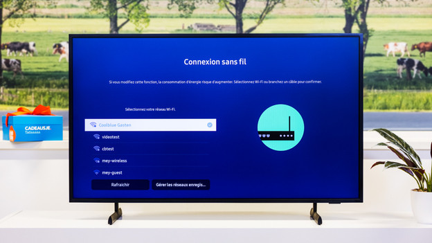 Étape 1 : connectez votre Smart TV à internet