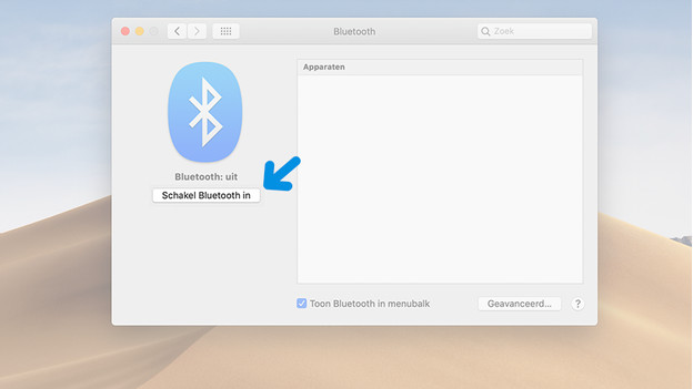 Bluetooth aanzetten