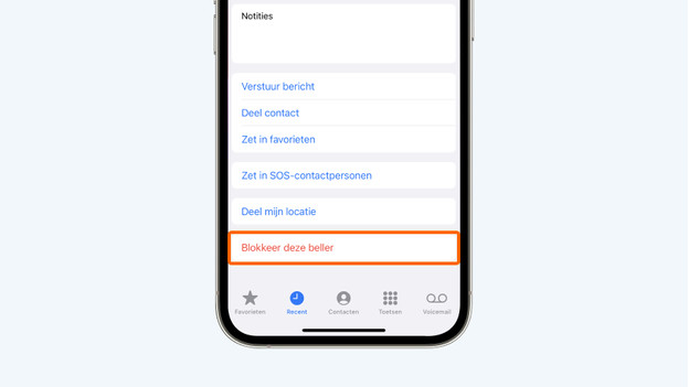 Bloquer des numéros de téléphone sur iPhone