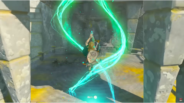 Link utilise Infiltration pour grimper rapidement