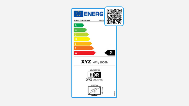 Code QR sur le label énergétique