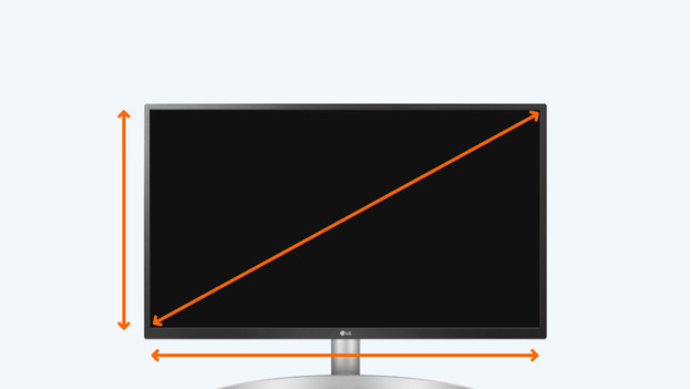 De pixels in de hoogte, pixels in de breedte en het schermdiagonaal zijn van invloed op de pixeldichtheid