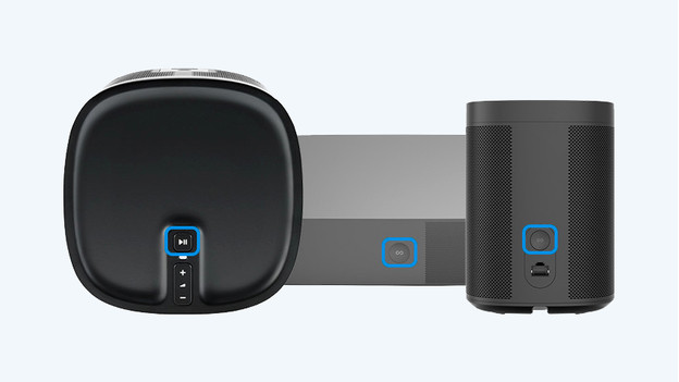 Play/pause and Join button on Sonos