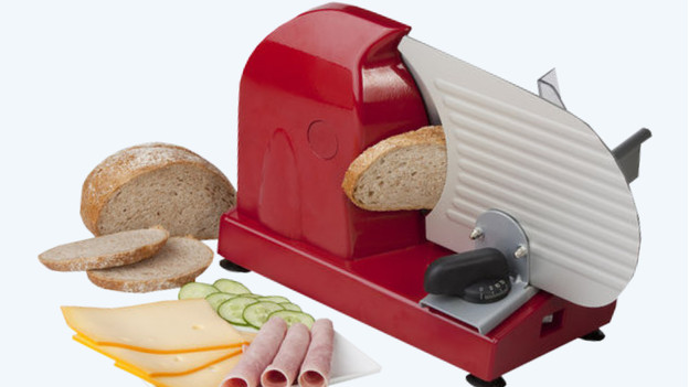 Snijmachine met brood