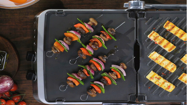 fold-out grill