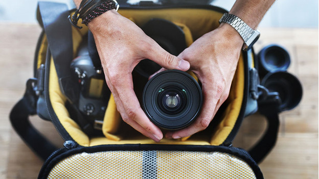 Camera bags in various shapes and sizes