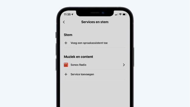 Muziekservices toevoegen