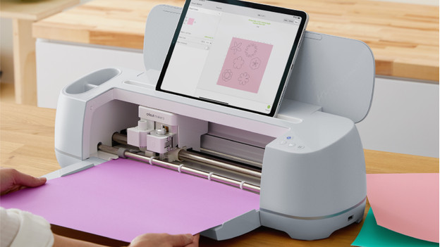 Cricut Maker 3 with Design Space on tablet