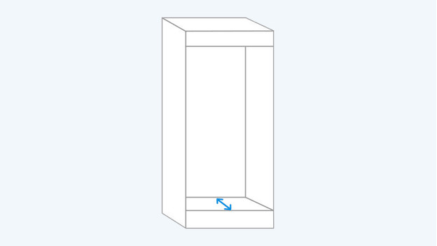 profondeur de la niche d'encastrement