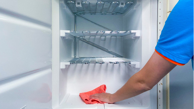 Clean the freezer