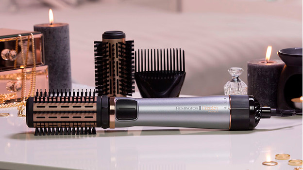 Remington keratine curling brush