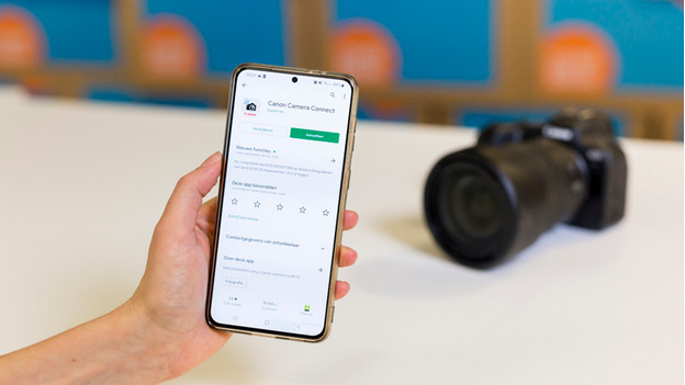 Étape 1 : téléchargez l'appi Canon Camera Connect
