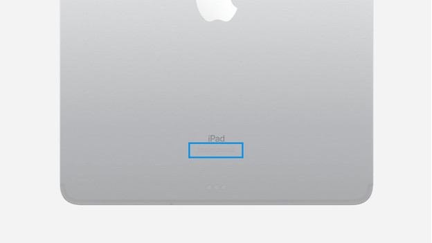 Model number Apple iPad backside