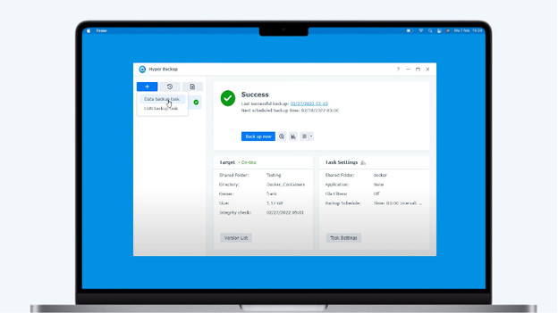 Maak backups van je bestanden via Synology Hyper Backup