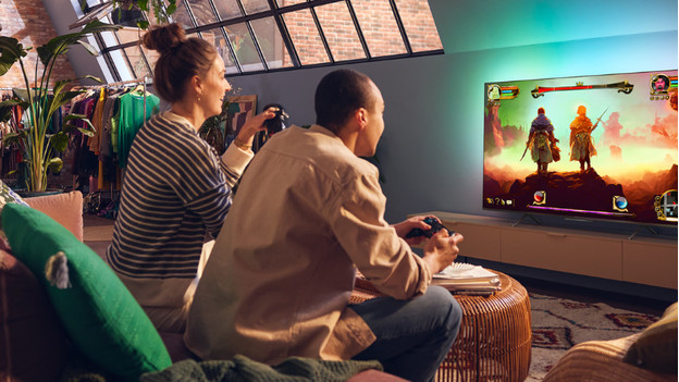 Gaming Philips ambilight oled