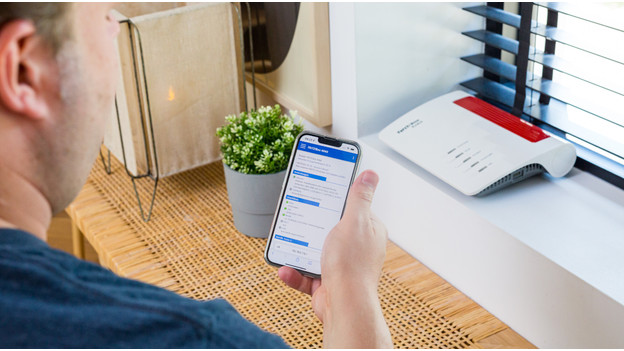 Inloggen in de MyFRITZ app