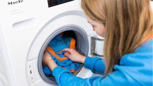 Use washing machine a couple of times