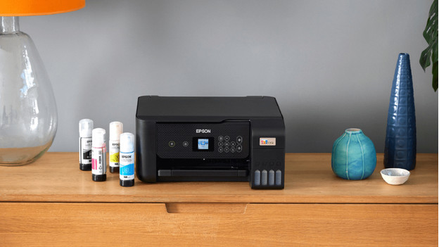 Epson printer met inktflesjes
