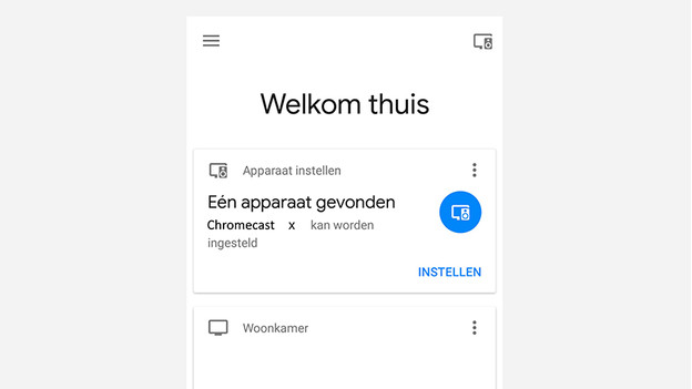 Koppel Chromecast en Google Home Mini