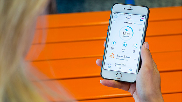 Fitbit App houdt je activiteiten bij